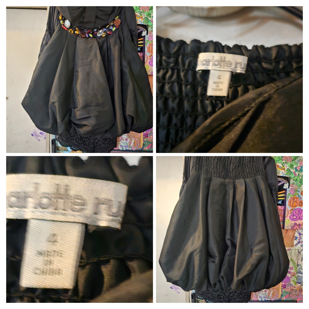 Charlotte Russe Black Prom Dress